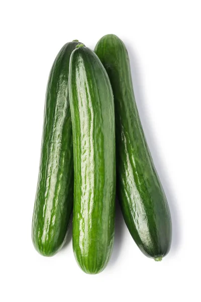 Cucumber isolated on white background — Stock Photo, Image