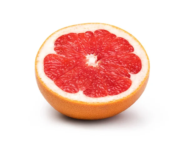 Grapefruit Citrusvruchten Geïsoleerd Witte Achtergrond — Stockfoto