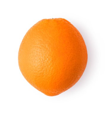 Beyaz arkaplanda portakal meyvesi izole
