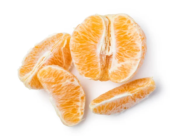 Orangene Früchte isoliert auf weißem Hintergrund — Stockfoto