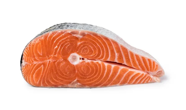 Шматочок червоного рибного лосося — стокове фото