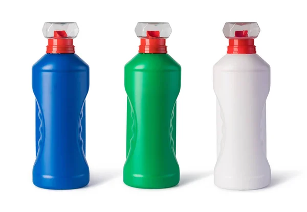 Botellas de producto de limpieza — Foto de Stock