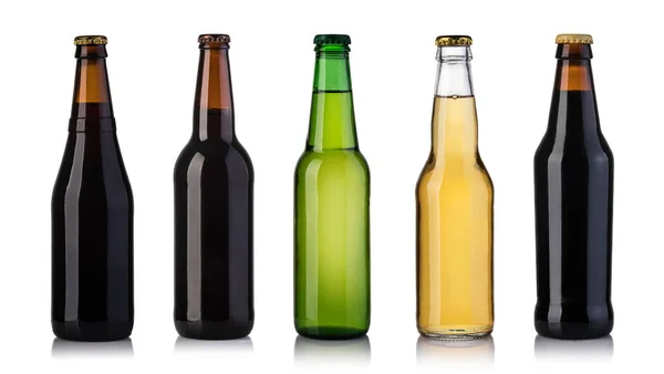 Bottiglie di birra — Foto Stock