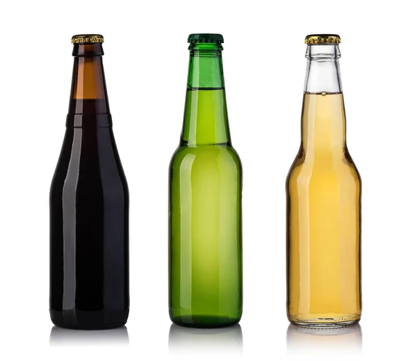 Bottiglie di birra — Foto Stock