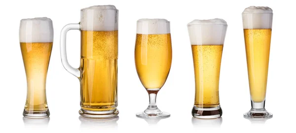 Bierglas-Set — Stockfoto