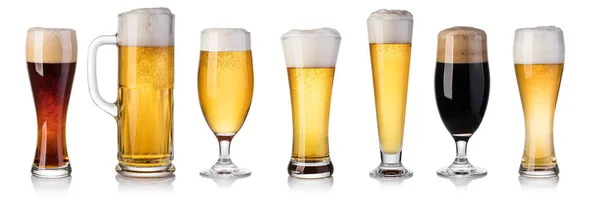 Bierglas-Set — Stockfoto