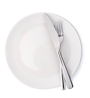tabak ve çatal bıçak takımı