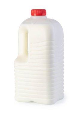 Plastik bir kap içinde süt