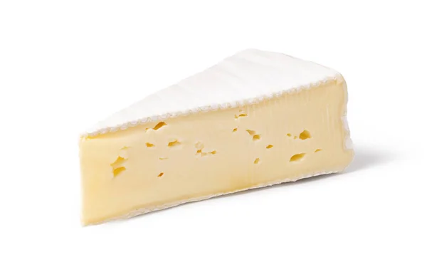 Cheese Brie auf weißem Hintergrund — Stockfoto