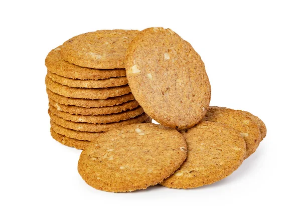 Oatmeal Cookie on a white background — Stock Photo, Image