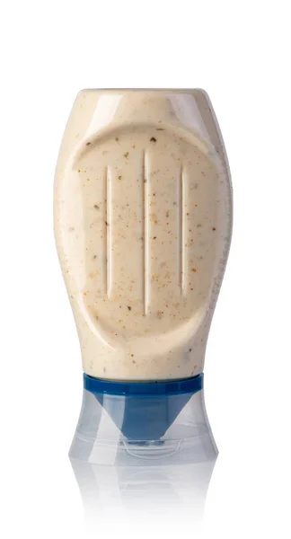 Botella de salsa de plástico — Foto de Stock