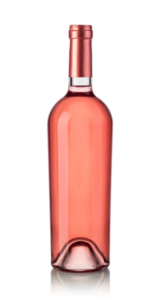 Rosa garrafas de vinho — Fotografia de Stock