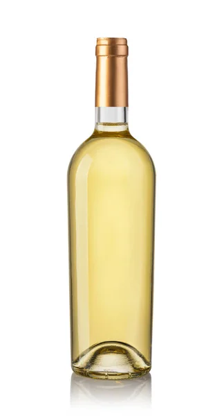 Bouteille de vin blanc — Photo