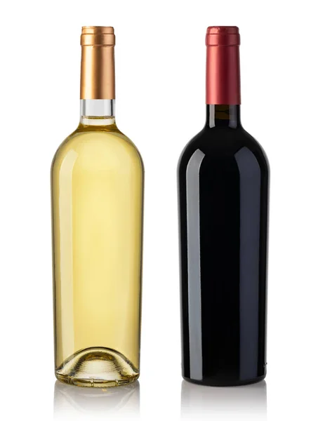 Zestaw butelek wina — Zdjęcie stockowe