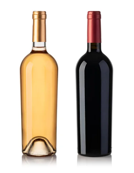 Set di bottiglie di vino — Foto Stock