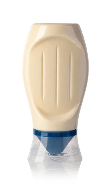 Botellas de plástico de mayonesa —  Fotos de Stock