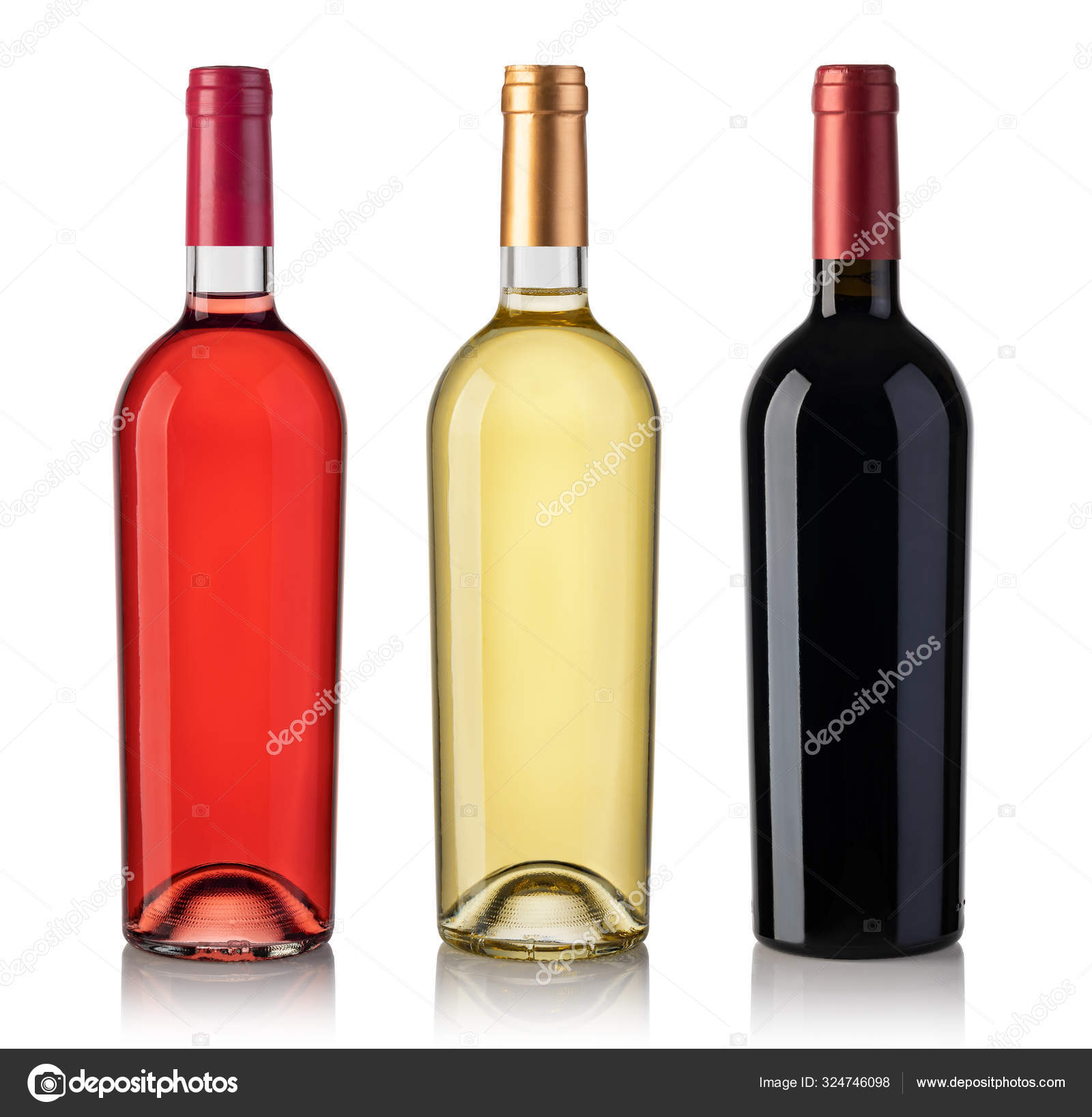 Set Of Wine Bottles Stock Photo by ©gresey 324746098