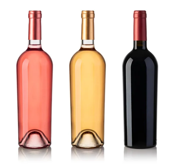 Juego de botellas de vino —  Fotos de Stock