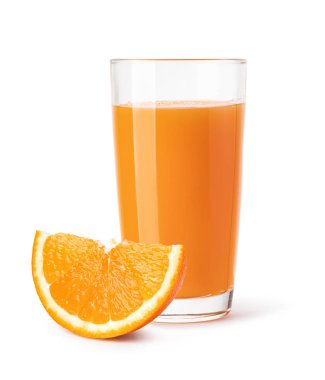 Bir bardak portakal suyu.