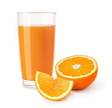 Bir bardak portakal suyu.