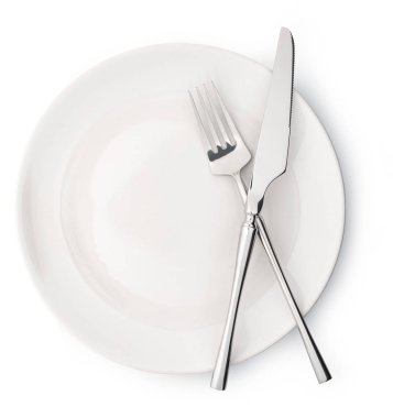tabak ve çatal bıçak takımı