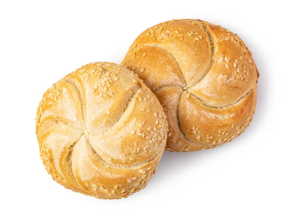 Tasty fresh buns with sesame seeds — 图库照片