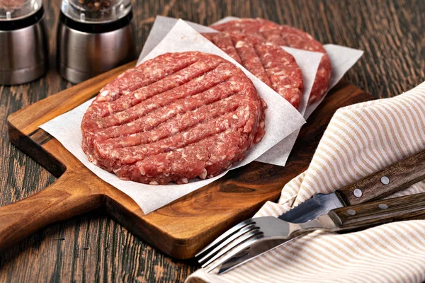 Rå köttfärs nötkött — Stockfoto