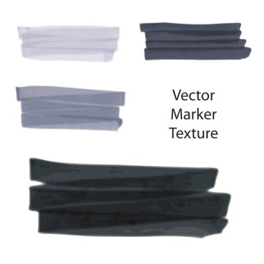 Dizi elle çizilmiş işaretleyici doku, suluboya efekti, tasarım için noktalar