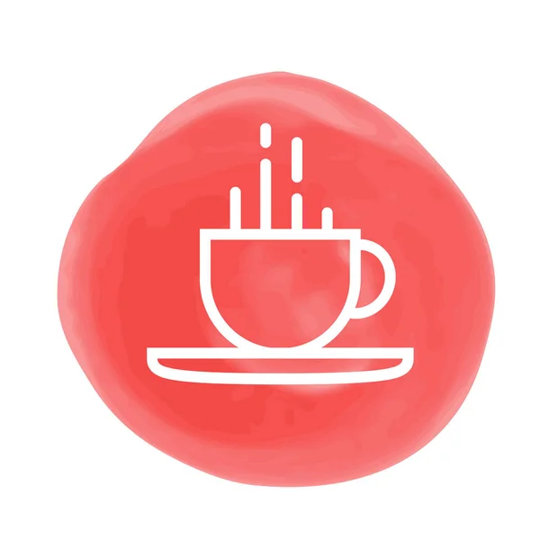 Nuevo icono de la línea de año en el marcador de color, símbolo para el diseño de Navidad — Vector de stock