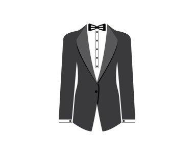 Smokin adam logosu tasarımı vektör çizimi