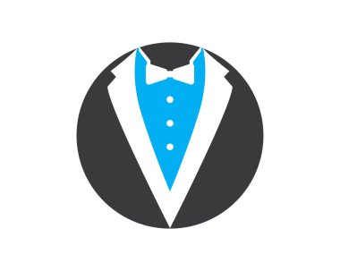 Smokin adam logosu tasarımı vektör çizimi