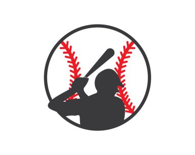 Beyzbol logo tasarım şablonu