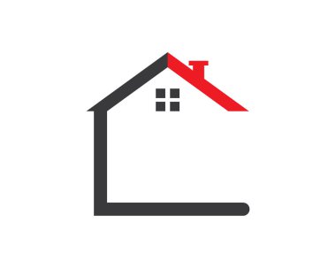 Emlak özelliği logo vektörü şablonu