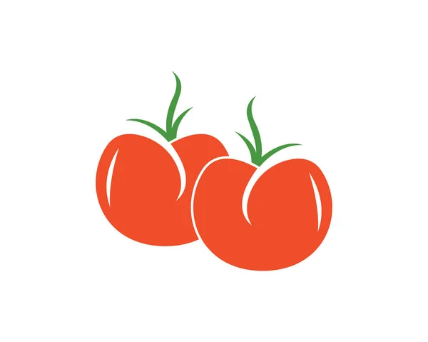 Tomatto Fruit Logo Vector Template — ストックベクタ