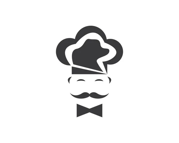 Restaurant Chef Kok Pictogram Logo Vector Illustratie — Stockvector