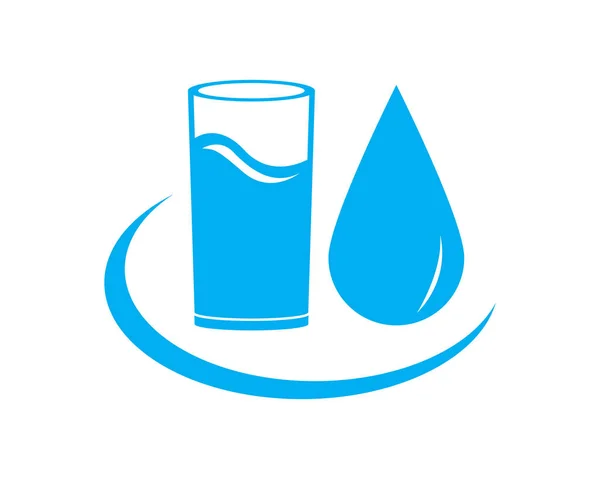 Water Drop Icon Symbol Vector Illustration — Stok Vektör