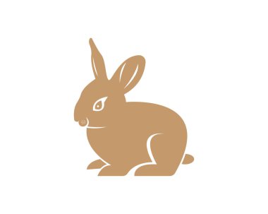 Tavşan şablonu vektör resimleme tasarımı