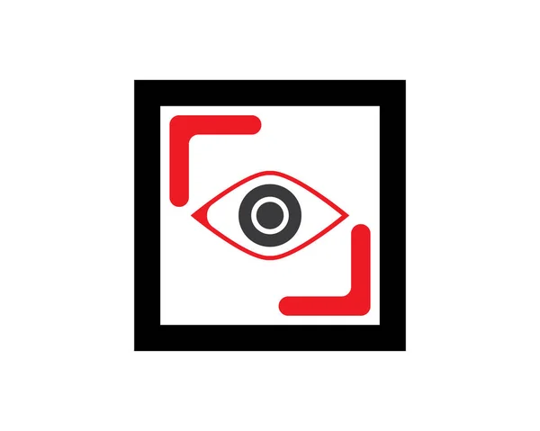 Вектор Вектор Логотипу Догляду Очима — стоковий вектор