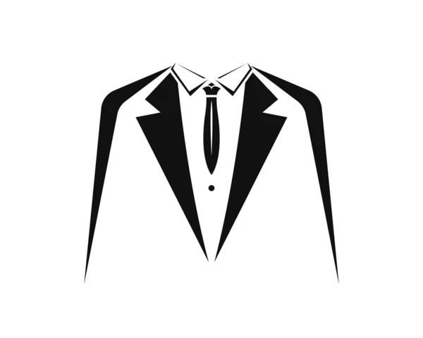 Modèle Vectoriel Logo Homme Tuxedo — Image vectorielle