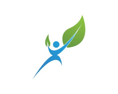 Sağlık görevlileri logo tasarım şablonu