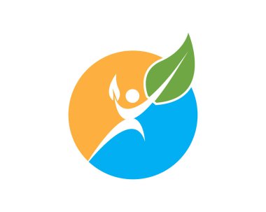 Sağlık görevlileri logo tasarım şablonu