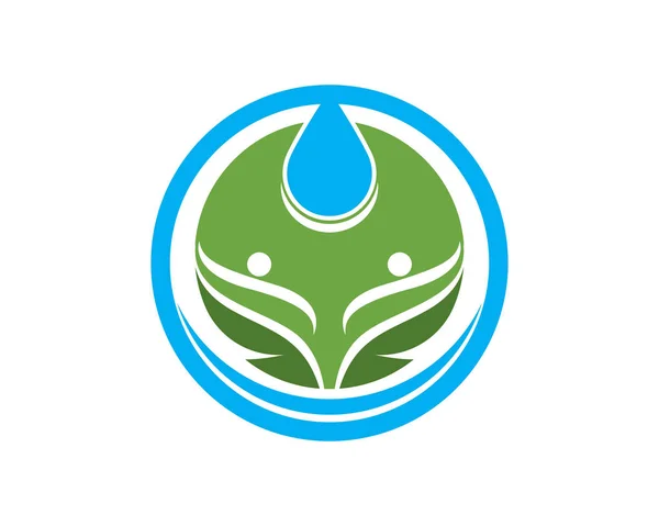 Plantilla Diseño Logo Health People — Archivo Imágenes Vectoriales