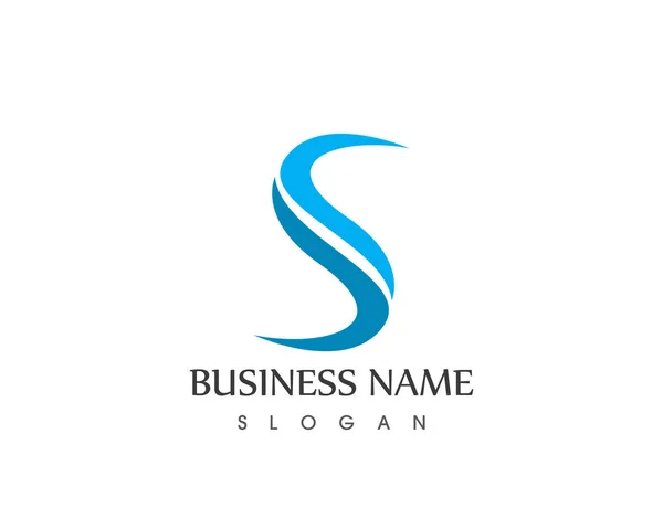 Carta Logotipo Design Ilustração — Vetor de Stock