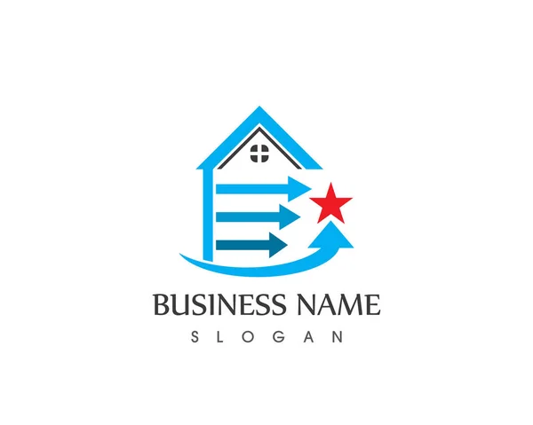 Modèle Logo Bureau Financement Des Entreprises Vecteur — Image vectorielle