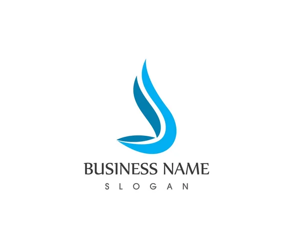 Brief Business Ikone Logo Vorlage — Stockvektor