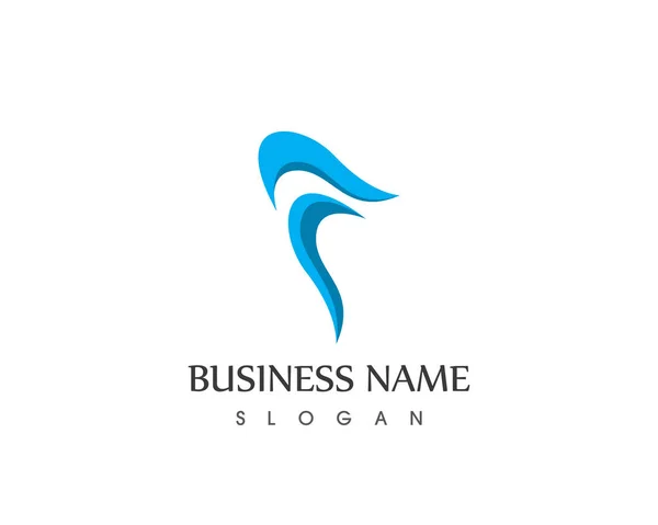 Brief Business Logo Vorlage — Stockvektor