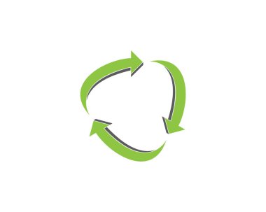 İş okları logo şablonu