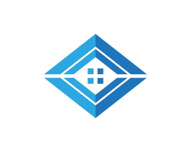 Emlak ve bina logosu şablonu