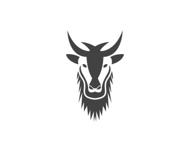 Keçi Başı Logo Tasarım şablonu