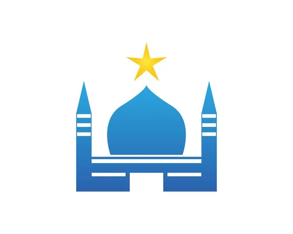Szablon Logo Meczetu — Wektor stockowy